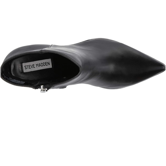 Black Steve Madden Canteen Ankle Boots - Picture 6 of 11